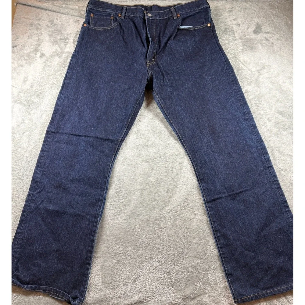 Levi's 517 Bootcut Jeans Tag 42x32 Dark Wash Denim